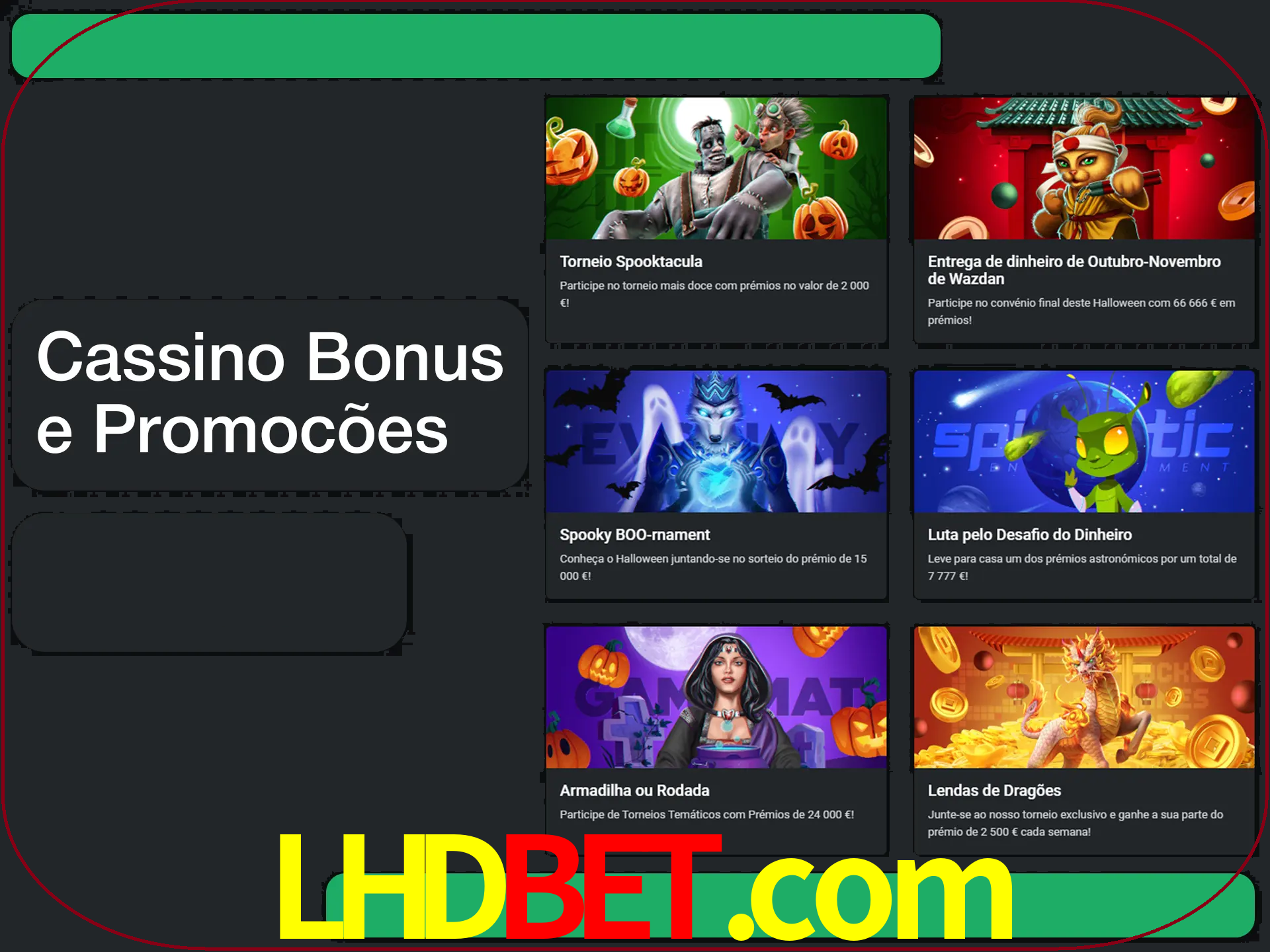 Verifique se há novos bônus de cassino para reivindicar.