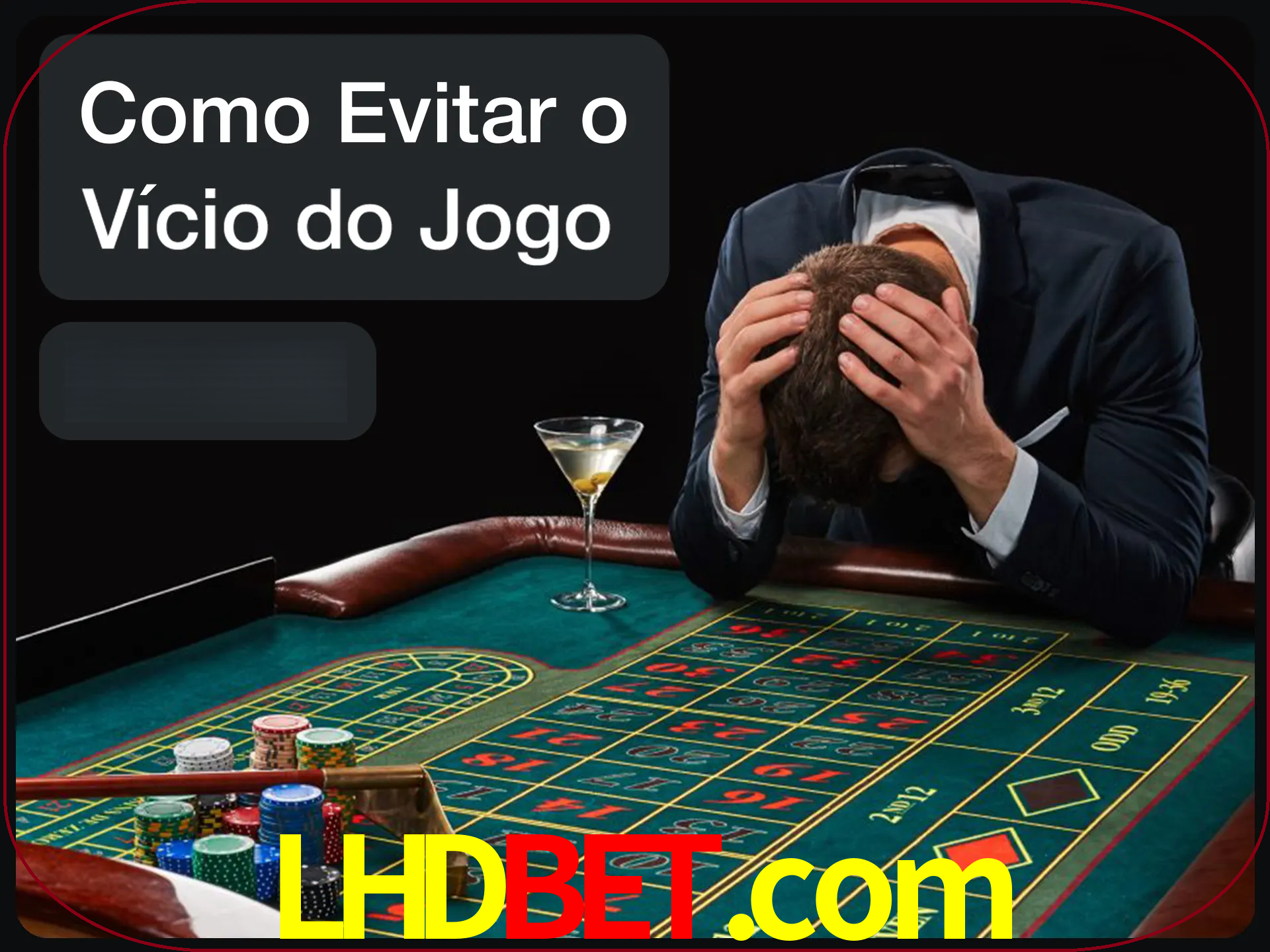 Você é responsável por cada uma de suas apostas.